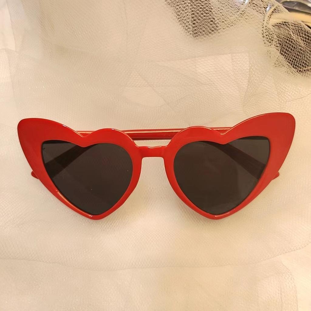 Love Children'S Sunglasses Lesbian Peach Heart Sunglasses Boy Baby Travel Sunscreen Sunshade Small Glasses