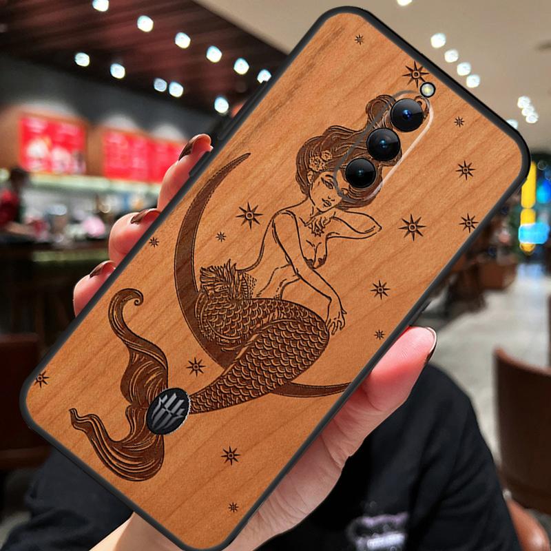 Buddha Jesus Guadalupe Wood Case For ZTE Nubia Red Magic 11 10 8 9 8S 9S 10S Pro Plus 10 Air 5G 6R 6 7 6S 7S Pro Cover