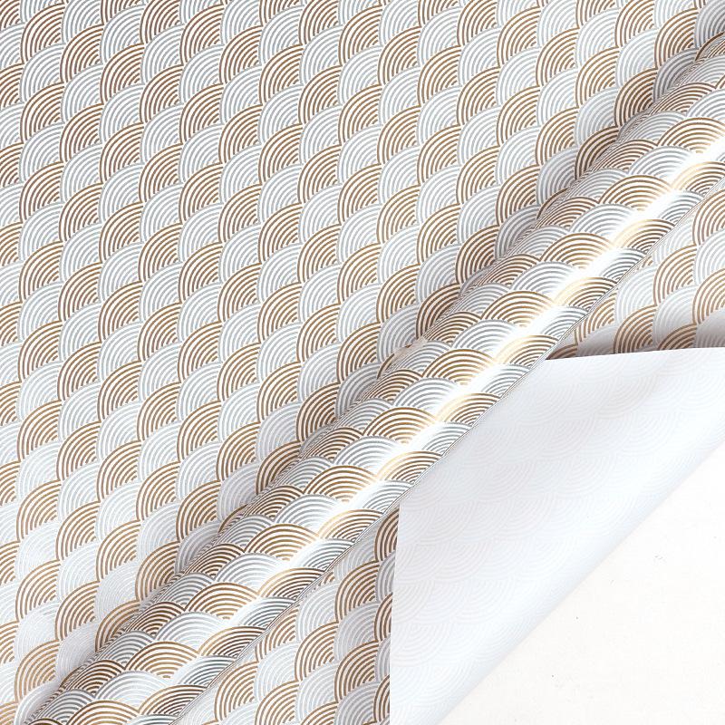 

43x300cm Birthday Gift Wrapping Paper Gold Polka Dot Pattern Valentine s Day Bouquet Gift Packaging Paper Party Decoration Paper