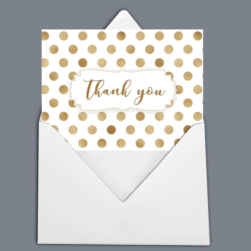 Darling Souvenir Wedding Thank You Card Greeting Cards With White Envelopes - 36