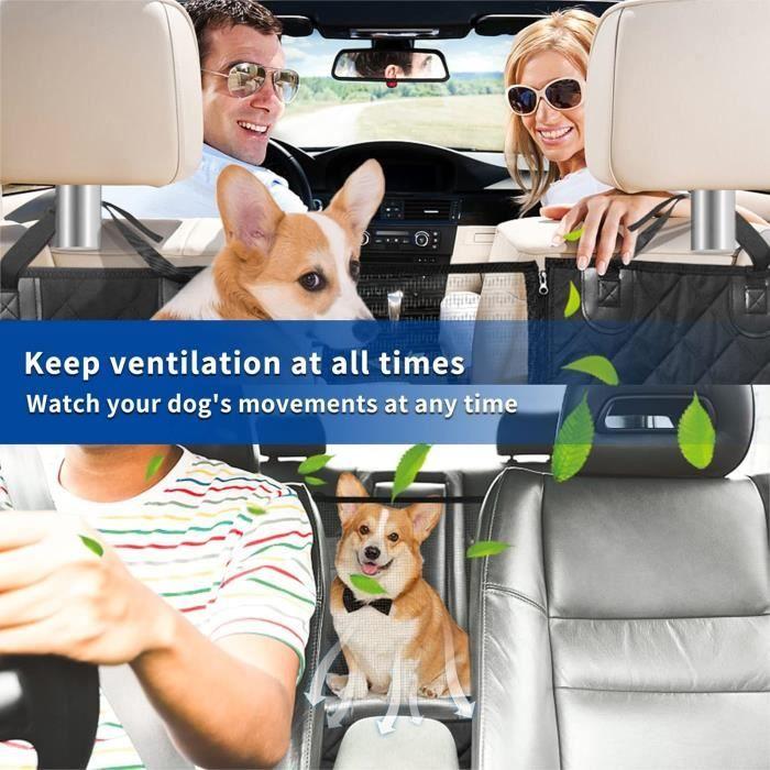 Housse de siège d'auto pour chien - sosayet - 4 en 1 - imperméable - oxford 600d - universelle