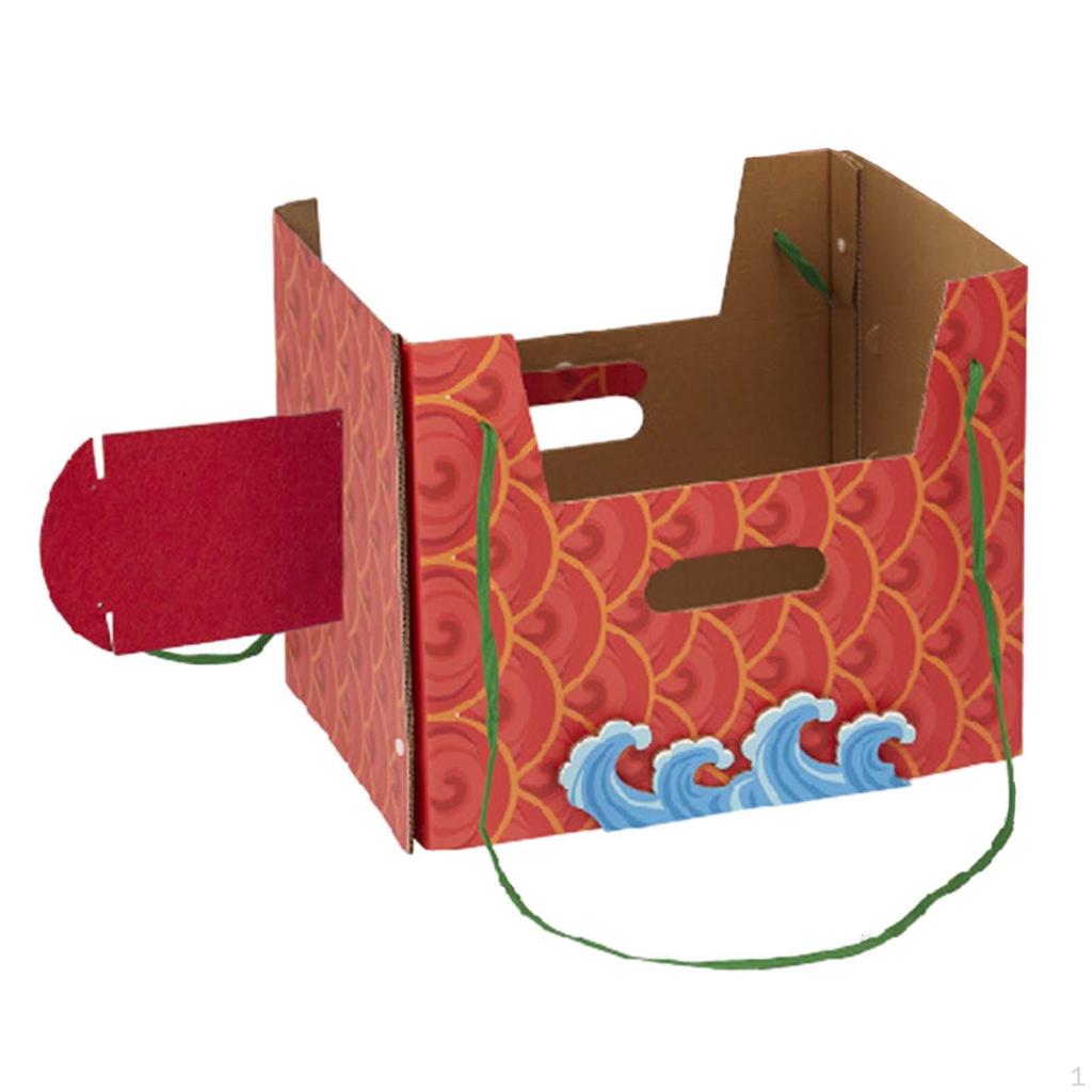 Chinese Paper Dragon Year Decoration Traditional Ornaments DIY Set Toys