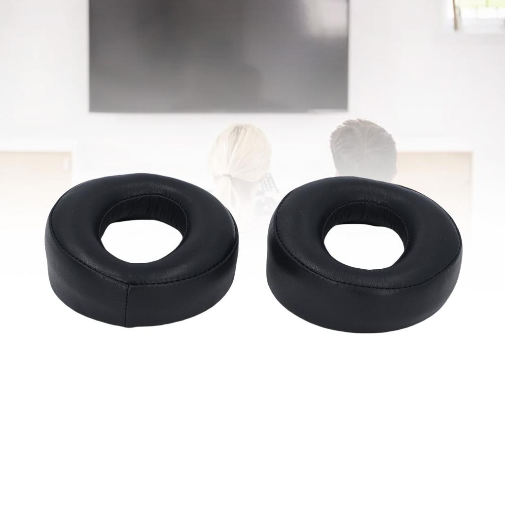 2PCS Earpads Replacement for PULSE 3D Wireless Headset Comfortable Sheepskin Memory Foam Ear Cushion
