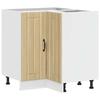 VidaXL Lucca Corner Kitchen Cabinet Sonoma Oak Engineered Wood, Corner Cabinet, Corner Sink Unit,, Furniture 853750