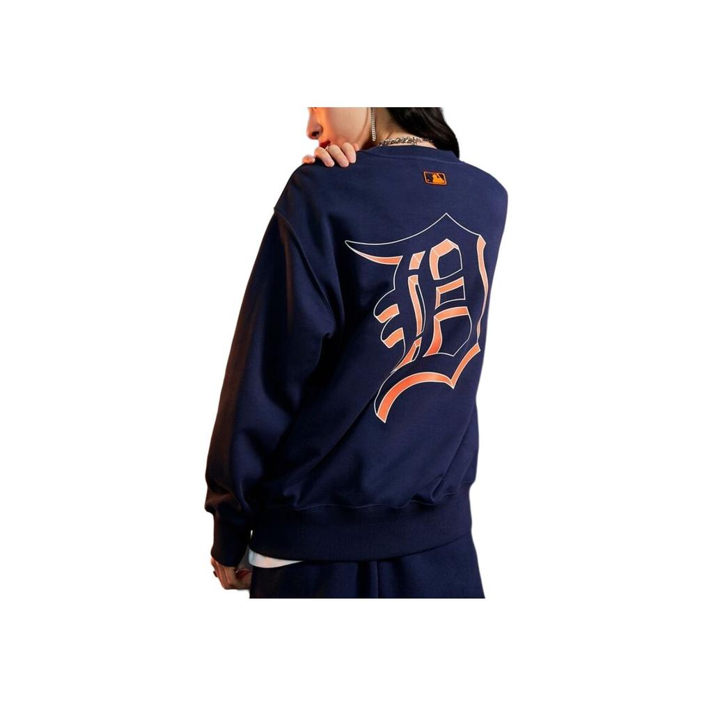 New MLB FW22 Sweatshirt Unisex Dark Blue 3AMTB0224-46NYD