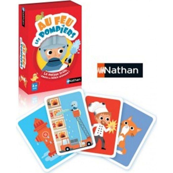 NATHAN - Au feu les Pompiers - Jeu de Cartes