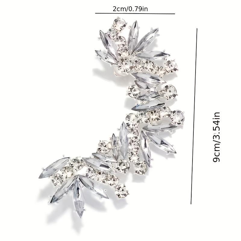 European and American light luxury simple ear clips temperament high sense without ear piercings silver alloy women's jewelry earrings earrings