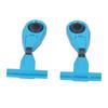 1 Pair of Front Upper Suspension Arms Aluminum Left Right for Tamiya 1/10 TT02 RC Car Replace Parts