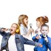 Kids Plastic Mics Karaoke Fun Mic Costume Prop Microphone Toy Fake Microphone Glitter Microphone