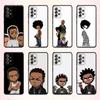 Cartoon Boys The B-Boondocks-es   Phone Case For Samsung S 25,24,23,22,30,21,10,9,Ultra,Plus,Lite,FE,4,5 G Soft Black Case