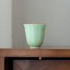 Raw ore color glaze handmade tea cup offering red master single cup smelling cup high temperature kung fu tea set teacup