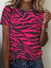 Bold Orange and Black Tiger Stripes - a Fierce and Wild Style. Create a Striking Casual Look, Women's T-shirt