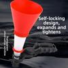 Threaded Type Car Refueling Funnel Leak-Proof Oil Filling Kit  Engine System