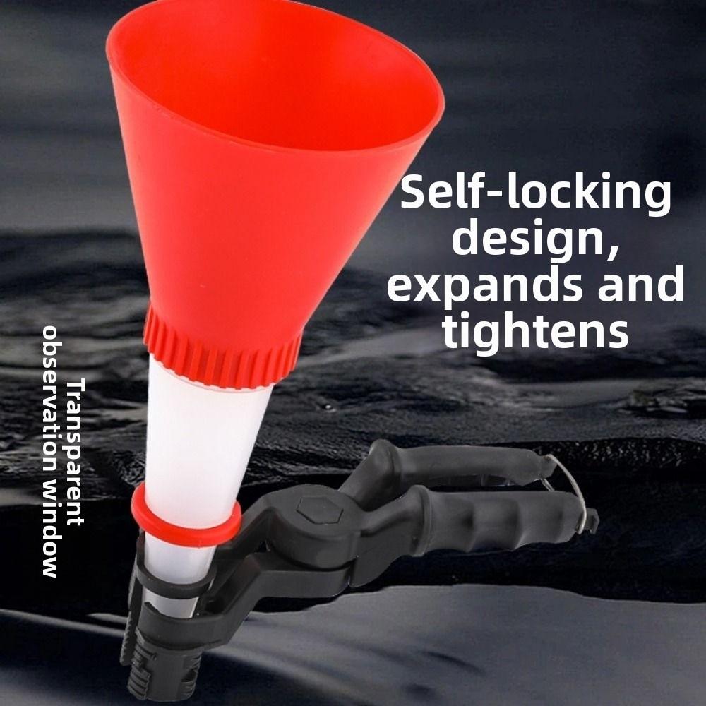 Threaded Type Car Refueling Funnel Leak-Proof Oil Filling Kit  Engine System