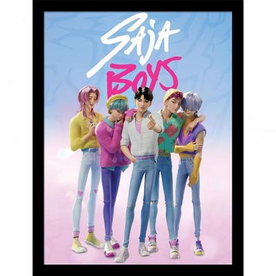 K-Pop Demon Hunters Picture Saja Boys Framed Poster