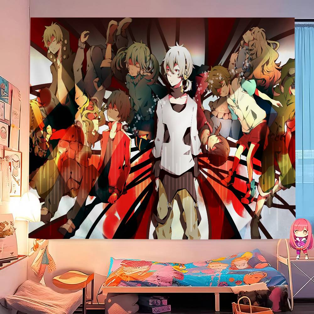 Anime Kagerou Project Cartoon Tapestry Art Science Fiction Room Home Decor Wall Hanging Sheets