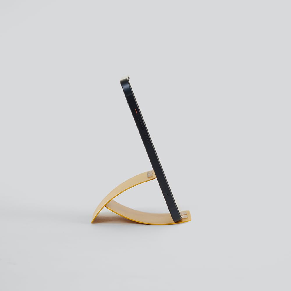 Mypaperclip Metal Phone Stand, Galvanised Mild Steel, Powder Coated -Yellow 0 жёлтый