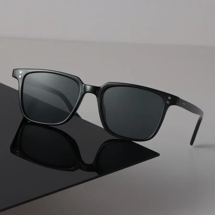 Vintage Rectangle Sunglasses Women Men Casual Fashion Glasses Luxurious Brand Designer Female