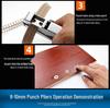 Handheld Eco-board Edge Banding Puncher and Nail Hole Filler with Countersink Drill Bit