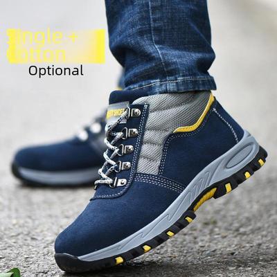 Sicherheitsarbeitsstiefel mit Stahlkappe für Herren – durchstich- und stoßfest, atmungsaktiver Winterschutz für Bau und Schweißen.