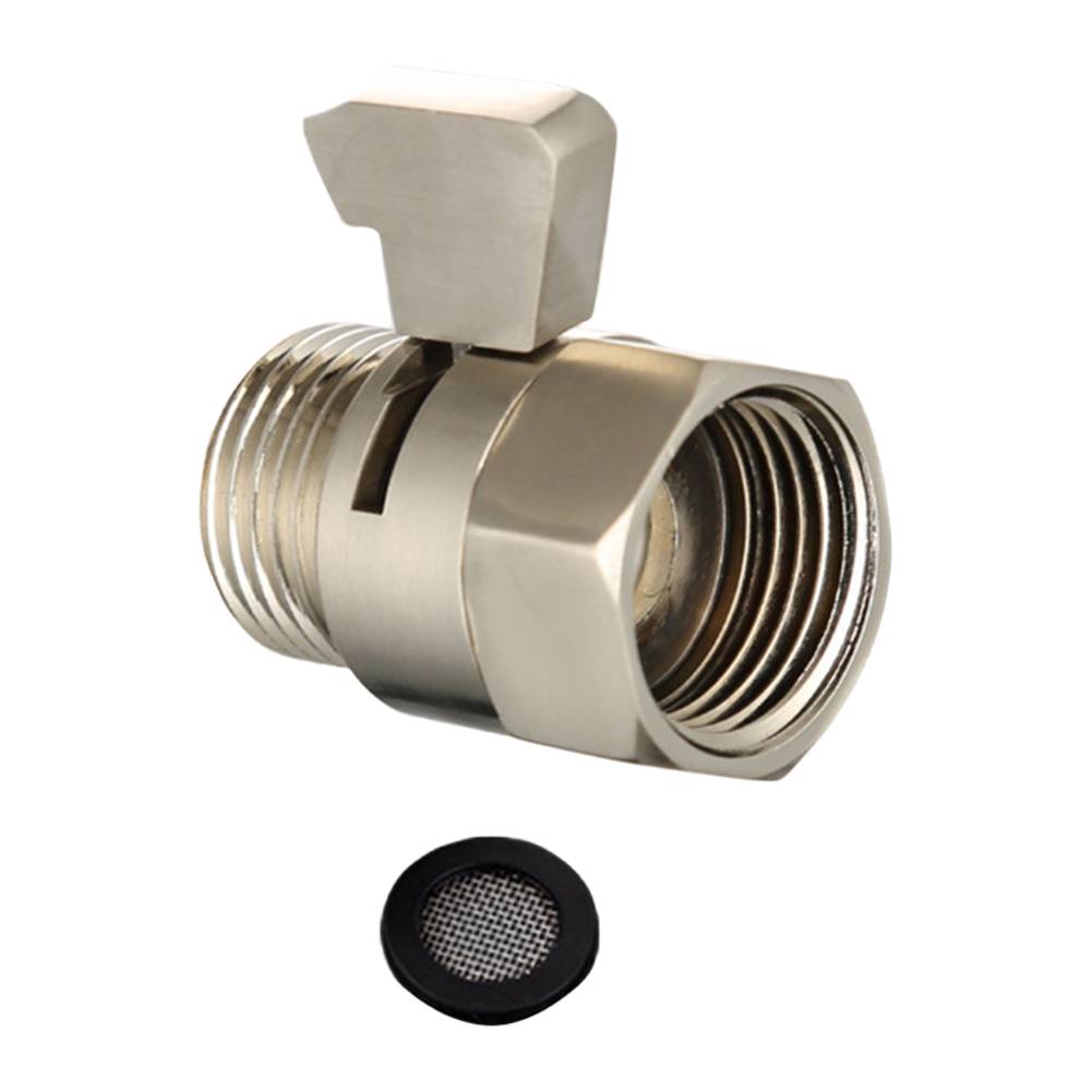 Functional Solid Brass Shower Head Shut Off Valve Providing Reliable Performance and Water Conservation Benefits