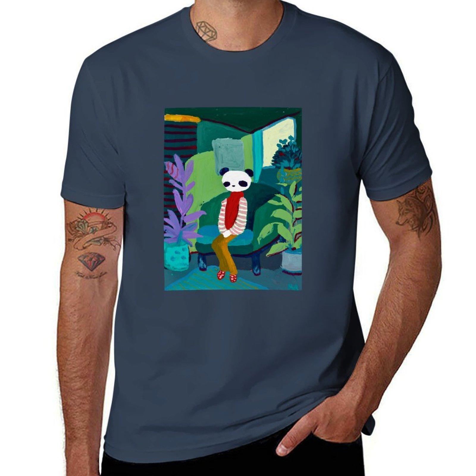 Panda Portrait Tshirt Plus Size Comfort Fit Tee S
