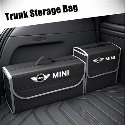 Caja de Almacenamiento de Tela de Fieltro de Alta Capacidad Accesorios Para Maletero de Coche Para MINI WORKS One Cooper JCW R60 R59 R58 R57 R56 R55 R53 R52 F55 F56