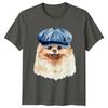 Pomeranian Dog Breed Watercolor Art Unisexs TShirt Canine Pet Lover