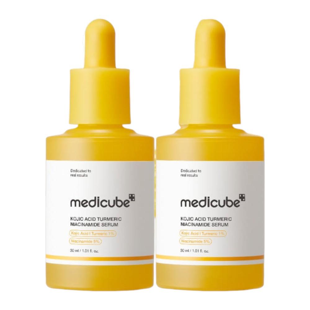 Medicube Kojic Acid Turmeric Vita Brightening Toning Serum, Dark Spot & Glow Care, 30ml (2-Pack)