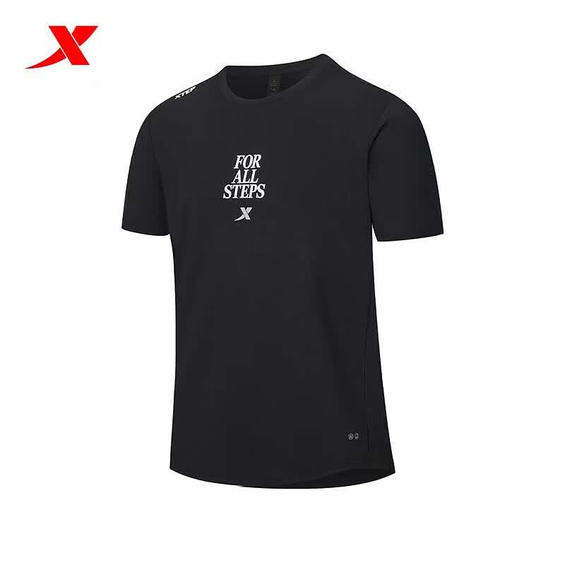 Xtep Men's Breathable Quick-Dry Short Sleeve T-Shirt