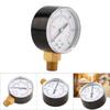 Pressure Gauge 50mm 1Celsius4 BSPT Brass Thread for Fuel   Oil Gas Water (0-15PSI 0-1Bar)
