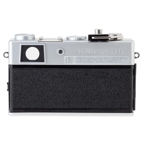 Yashica Y35 5 Digital Camera with digiFilms CMOS Sensor, 14 Megapixels, Micro USB Port, Dimensions: 110mm W X 70mm H X 55mm D