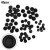 60 Piece Flush Mount Black Plastic Hole Plug Assortment Auto Sheet Metal Plastic Hole Plugs Kit Flush Types Auto Fastener