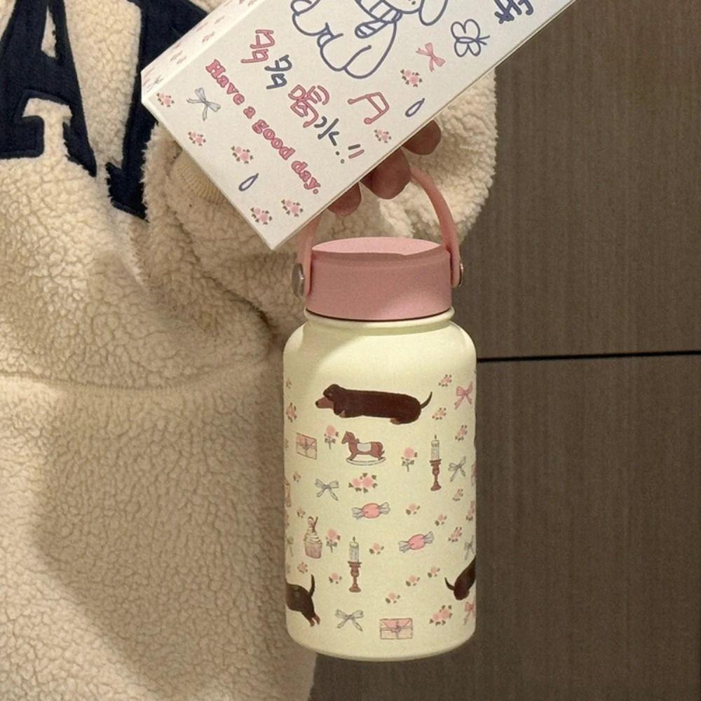 900ml Vakuový hrnek Kreslený pes Čajový hrnek Nový Izolovaný hrnek Narozeninový dárek