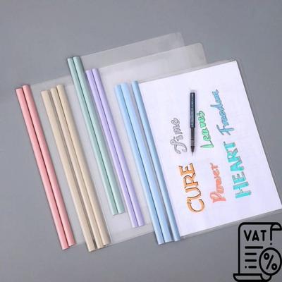 Kunststoff-Dokumentenstielklemme Geschäftsbedarf Zugstangenklemme Neue Testpapier-Aufbewahrungsklemme