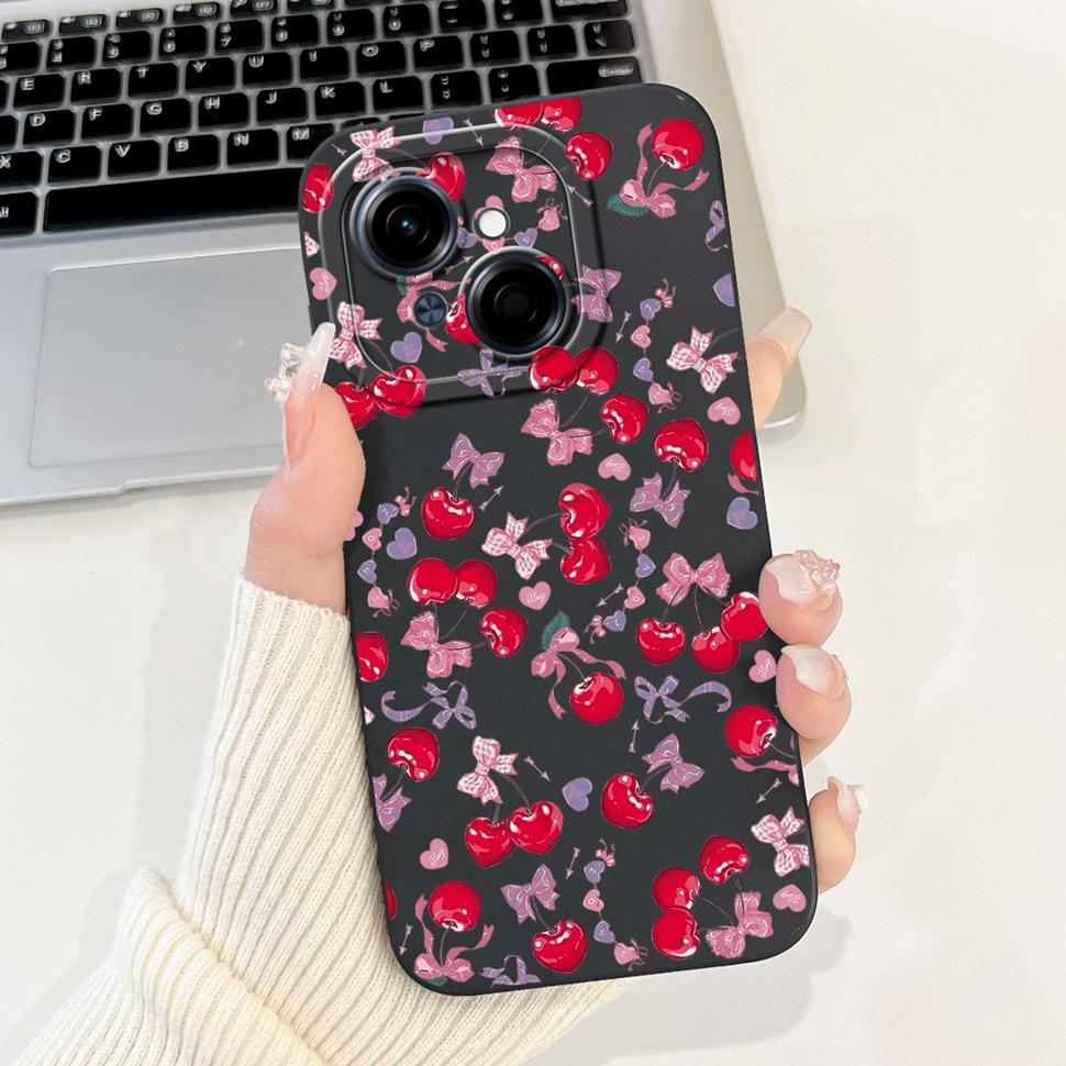 For Tecno Spark Go 1 Case 6.67" Beautiful Flower Painted Cover Soft Silicone Phone Case For Tecno SparkGo 1 Go1 Capa Coque