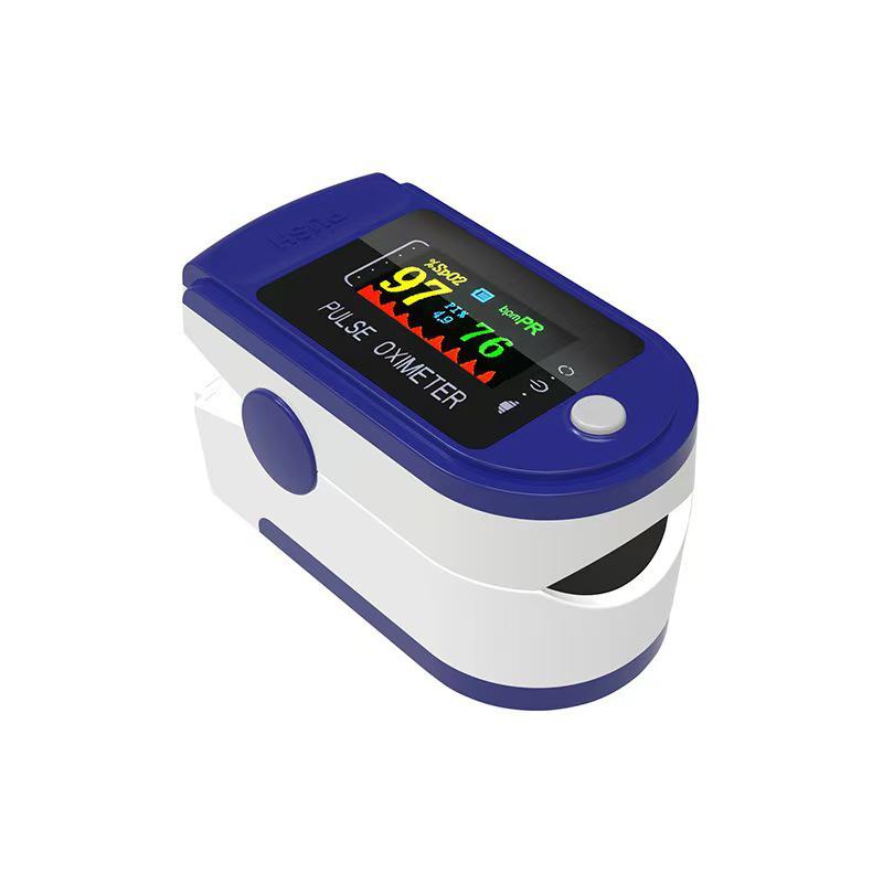 English Version Fingertip Pulse Oximeter: Monitors Blood Oxygen Saturation & Heart Rate