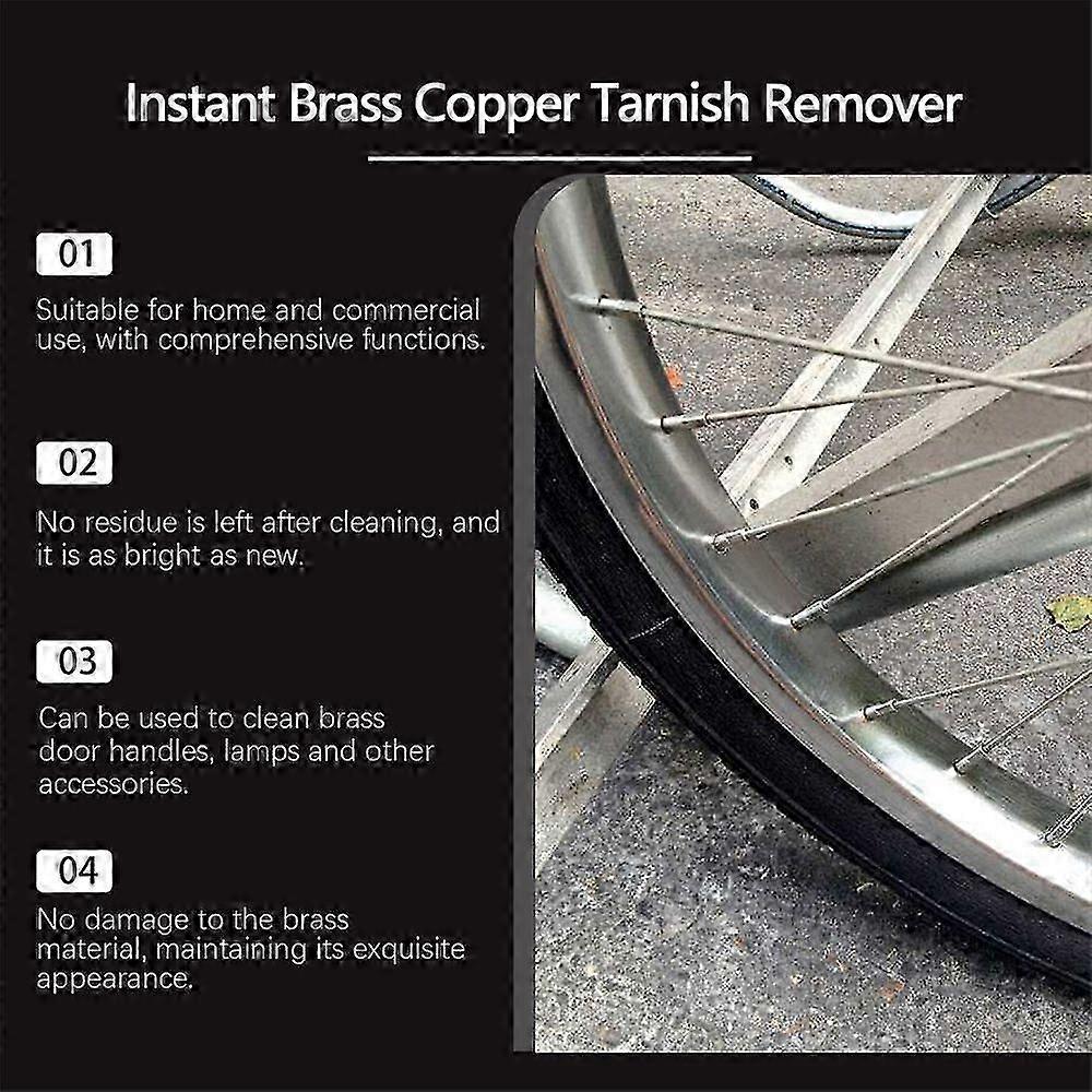 120ml Copper And Brass Polish Cleaner Metal Rust & Water Stains Remover Oxidation And Cleaning Non Abrasive Brass Cleaner