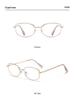 Minimalistische Golddrahtbrille im koreanischen Stil für Damen - High-End, myopiefreundlich, kleines Gestell für runde Gesichter