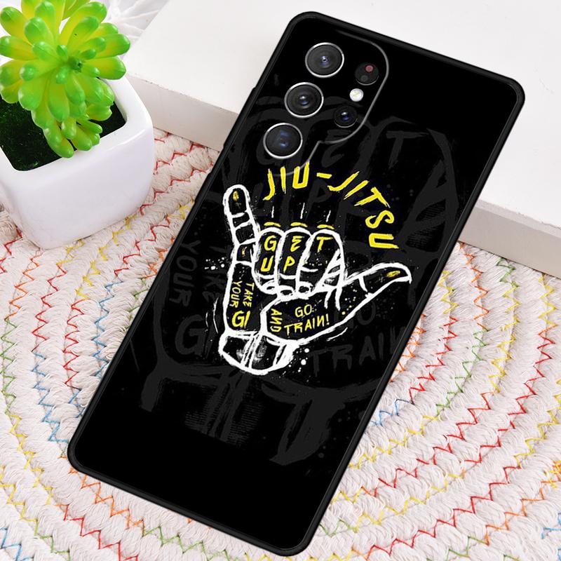 BJJ Brazilian Jiu Jitsu print Phone Case for Samsung Galaxy note 10 pro S26 Ultra S23 S24 FE S25 S21 S22 PLUS shockproof Cove