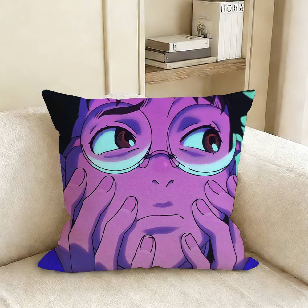 Dandadan Anime Pillow Case Living Room Sofa Cushion Cover Suitable For Home Bedroom Room Decoration