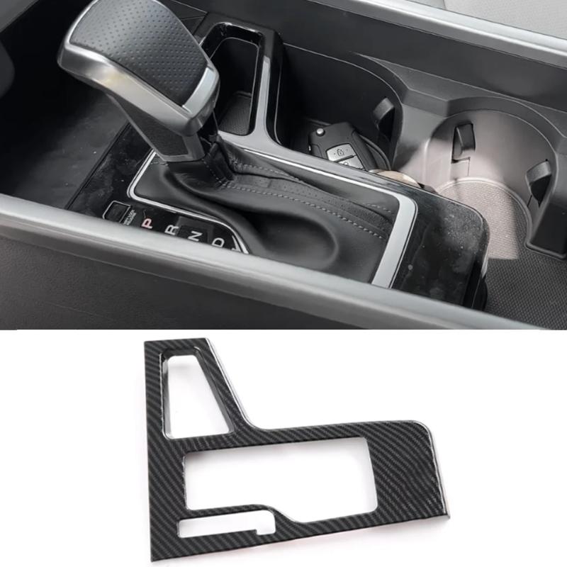 For SsangYong Torres J100   2024 ABS Carbon Fiber Gear Box Panel Trims Gear Shift Head Cover Car Styling Accessories