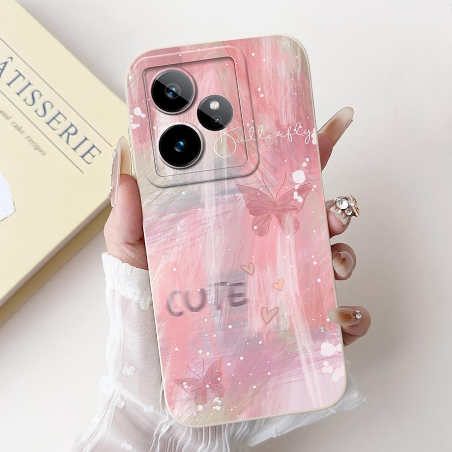 For Realme GT7 Case RealmeGT 7T New Candy Painted Back Cover Shockproof Soft TPU Phone Case For Realme GT 7 Pro GT7 T GT7T Shell
