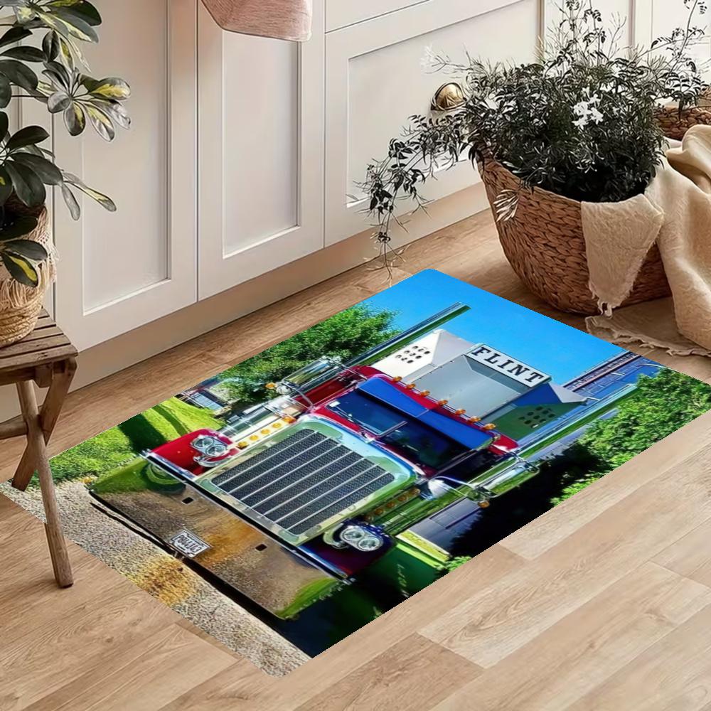 Kw Heavy Trucks Kitchen Mats Durable Bathroom Pads Comfortable Rugs Carpets For Kitchen Home Office Sink Laundry Room Bathroom Decor