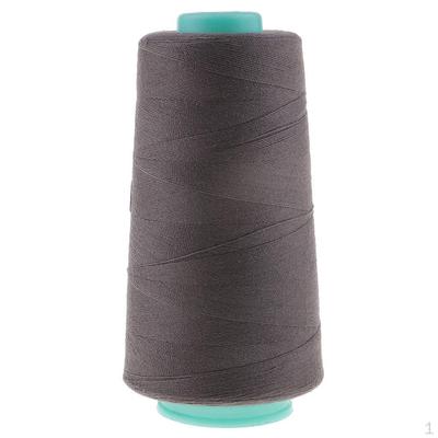 1500 Yard Polyester 20S / 2 Dikiş İğnesi İçin İplik Koyu Gri