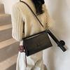 Retro High-end Small Square Bag Women's Winter New Fashion Casual Shoulder Bag Niche Trend Bag