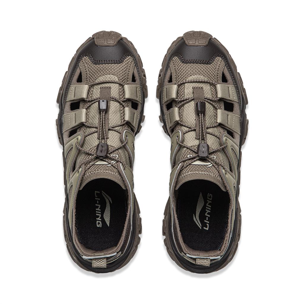 Li Ning Sand Dune River Trekking Shoes Men's Gray AGUW025-3