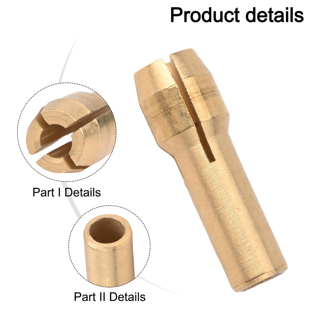 4.2 4.8mm Shank Chucks Brass Chucks Adapter High Hardness Wide Range Of Sizes Pure Copper Material 4 Claws Head