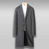 Herbst und Winter Herren Wollmantel Trenchcoat Business Casual Langer Knie Wollmantel