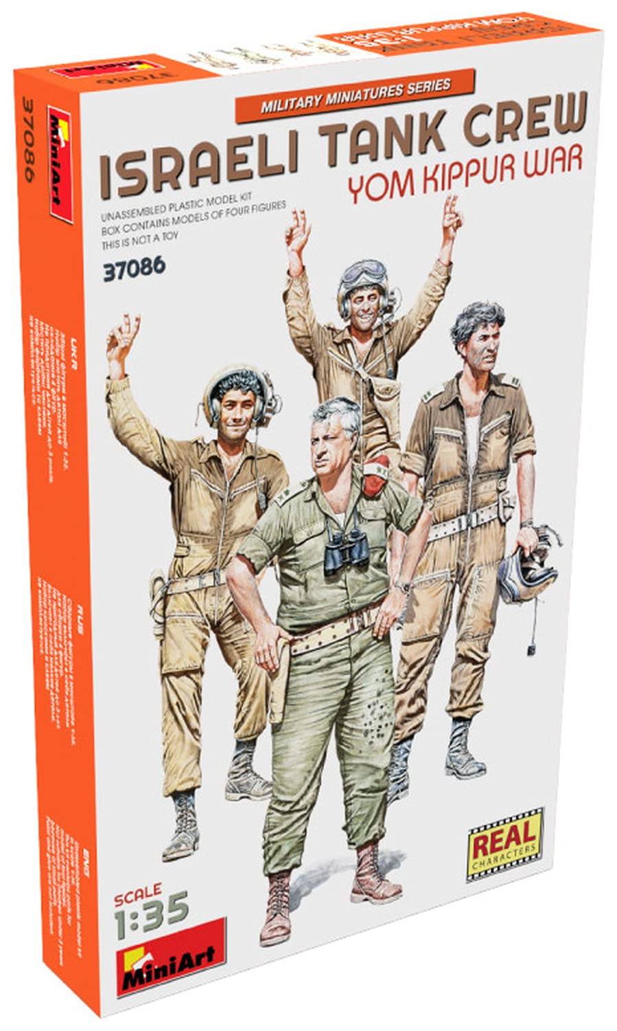 

Miniart Yom Kippur War Israeli Defense Forces Tank Crew Plastic Model MA37086 1/35